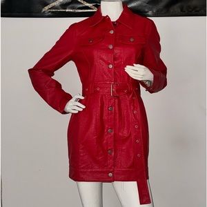 Fashion Nova PU mini dress